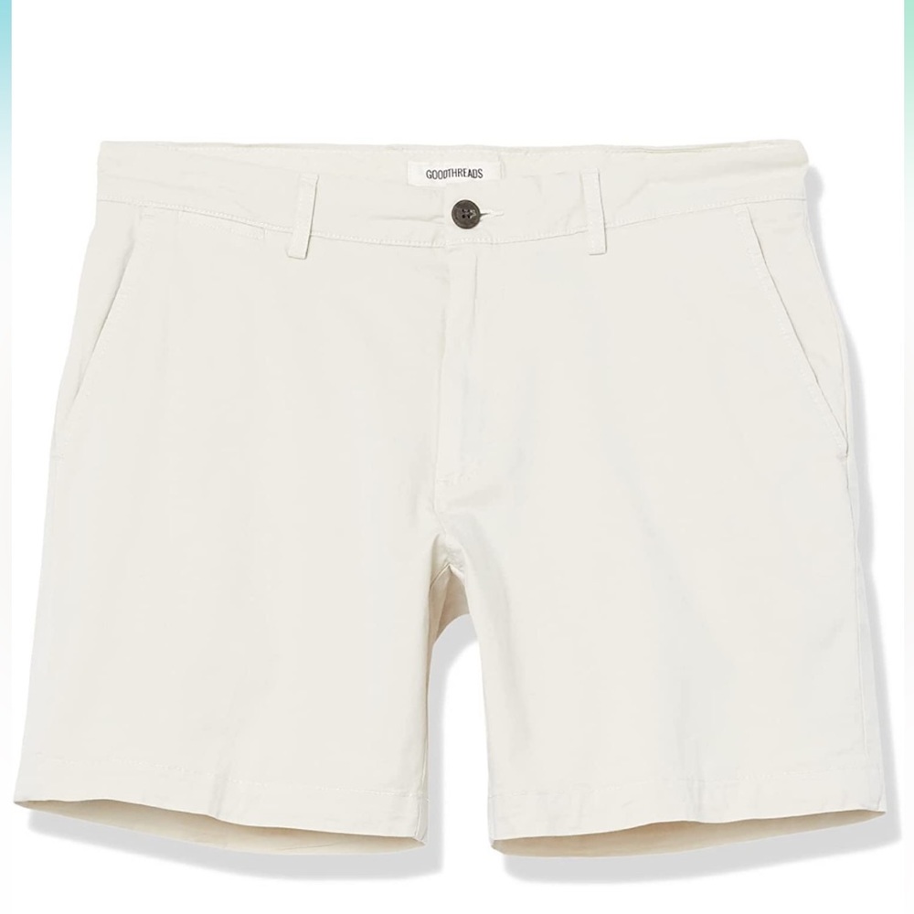 NWT Goodthreads Slim-Fit 7" Flat-Front Comfort Stretch Chino Short - Picture 6 of 6